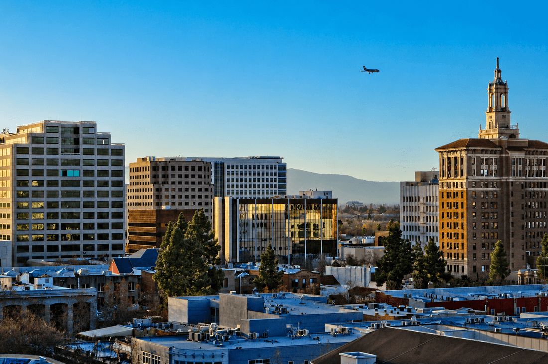 Downtown San Jose skyline, Silicon Valley